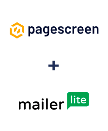 Integração de Pagescreen e MailerLite