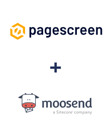 Integração de Pagescreen e Moosend