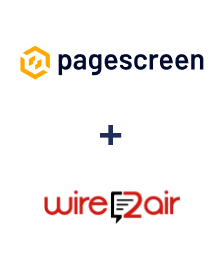Integração de Pagescreen e Wire2Air