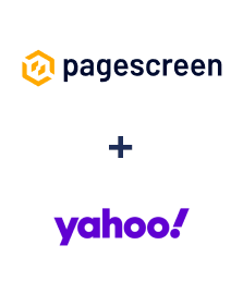 Integração de Pagescreen e Yahoo!