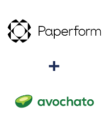 Integração de Paperform e Avochato
