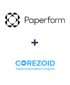 Integração de Paperform e Corezoid