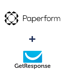 Integração de Paperform e GetResponse