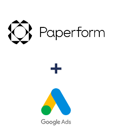 Integração de Paperform e Google Ads