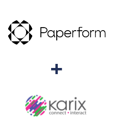 Integração de Paperform e Karix