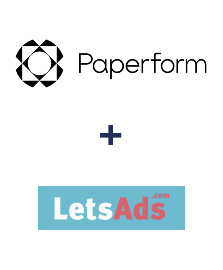 Integração de Paperform e LetsAds