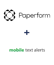 Integração de Paperform e Mobile Text Alerts