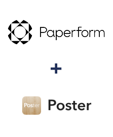 Integração de Paperform e Poster