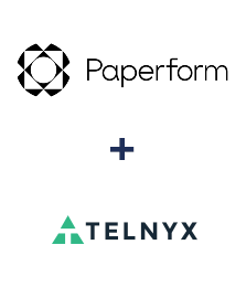 Integração de Paperform e Telnyx