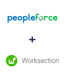 Integração de PeopleForce e Worksection