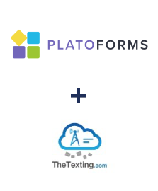 Integração de PlatoForms e TheTexting