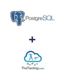 Integração de PostgreSQL e TheTexting