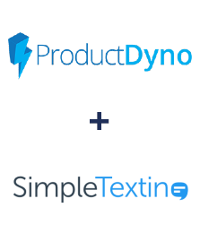 Integração de ProductDyno e SimpleTexting