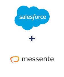 Integração de Salesforce CRM e Messente