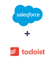 Integração de Salesforce CRM e Todoist