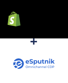 Integração de Shopify e eSputnik
