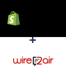 Integração de Shopify e Wire2Air