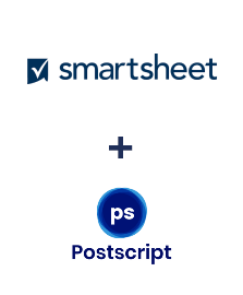 Integração de Smartsheet e Postscript