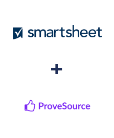 Integração de Smartsheet e ProveSource