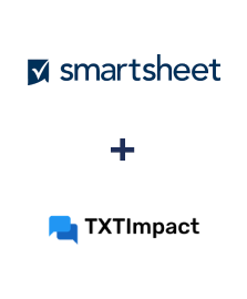 Integração de Smartsheet e TXTImpact