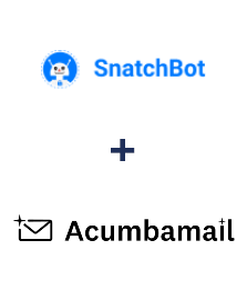 Integração de SnatchBot e Acumbamail