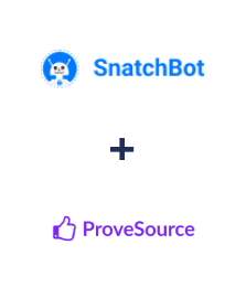 Integração de SnatchBot e ProveSource