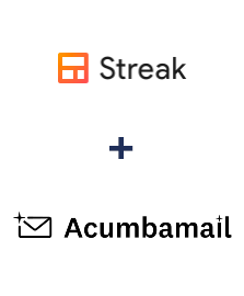 Integração de Streak e Acumbamail
