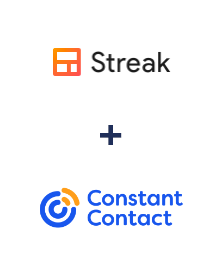 Integração de Streak e Constant Contact