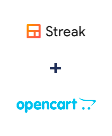 Integração de Streak e Opencart