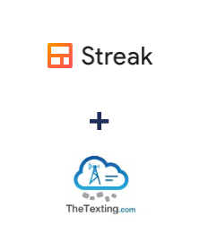 Integração de Streak e TheTexting