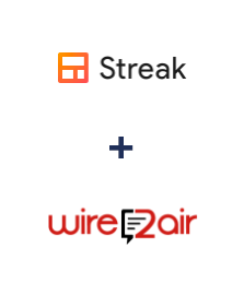 Integração de Streak e Wire2Air
