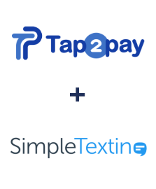 Integração de Tap2pay e SimpleTexting