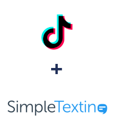Integração de TikTok e SimpleTexting