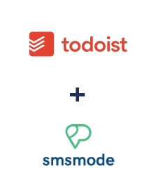 Integração de Todoist e Smsmode