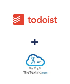 Integração de Todoist e TheTexting