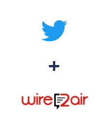 Integração de Twitter e Wire2Air
