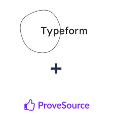 Integração de Typeform e ProveSource