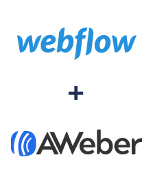 Integração de Webflow e AWeber