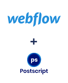 Integração de Webflow e Postscript