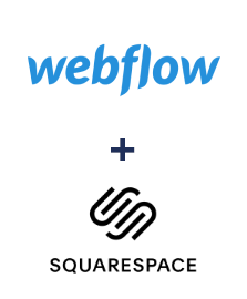 Integração de Webflow e Squarespace