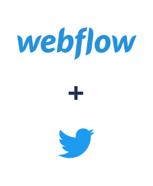 Integração de Webflow e Twitter