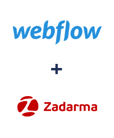 Integração de Webflow e Zadarma