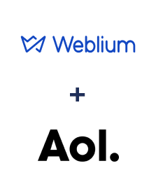 Integração de Weblium e AOL