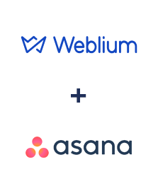 Integração de Weblium e Asana