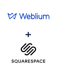 Integração de Weblium e Squarespace