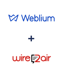 Integração de Weblium e Wire2Air