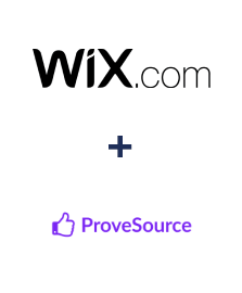 Integração de Wix e ProveSource