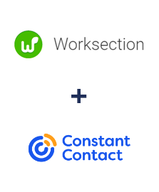 Integração de Worksection e Constant Contact