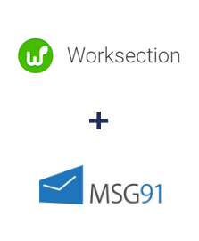 Integração de Worksection e MSG91