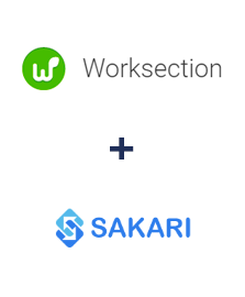 Integração de Worksection e Sakari